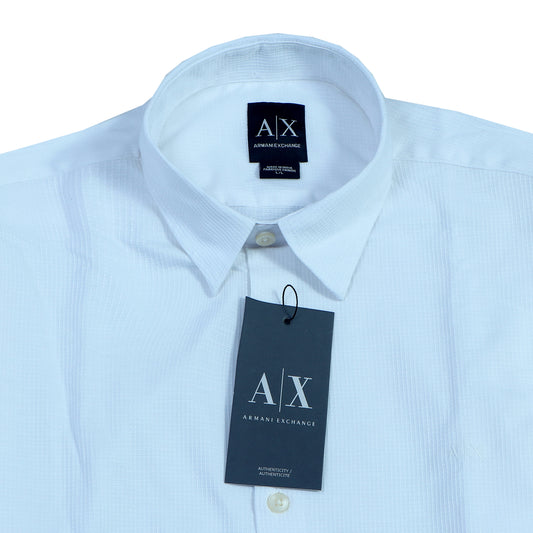 ARMANI EXCHANGE Serene Opal Tailored Fit Long Sleeve Button-Up Shirt