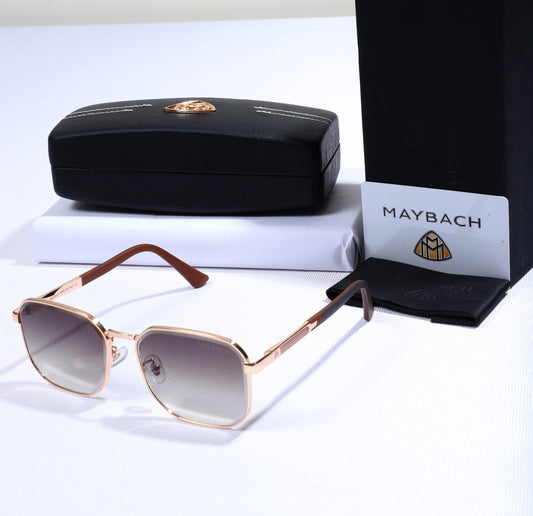 MAYBACH Opulent Rose Quartz Luxe Gradient Square Sunglasses