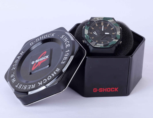 G-SHOCK Emerald Oasis Rugged Hybrid Analog-Digital Watch