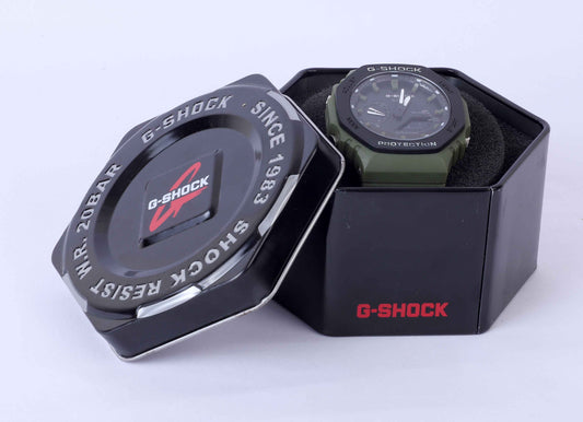 G-SHOCK Enchanted Olive Tactical Analog-Digital Watch