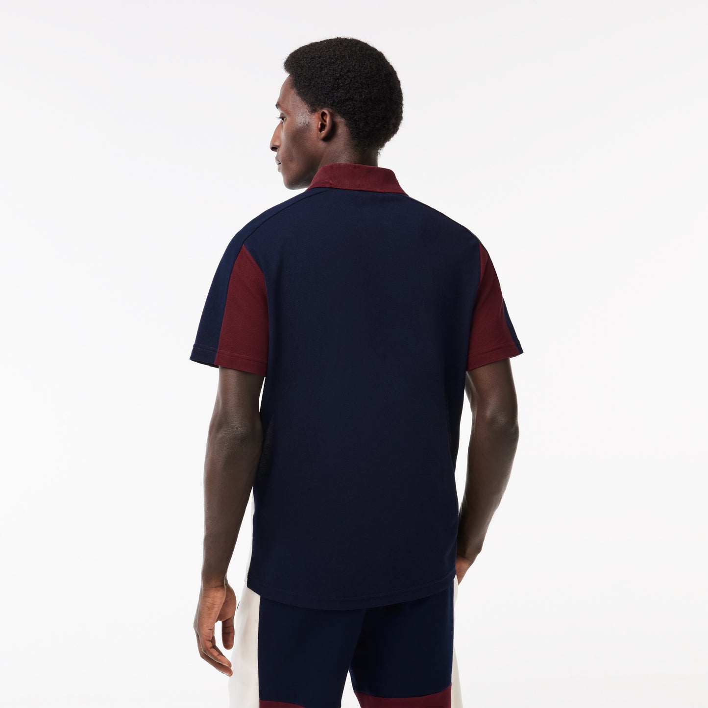 LACOSTE Opulent Azure Tailored Fit Short Sleeve Piqué Polo