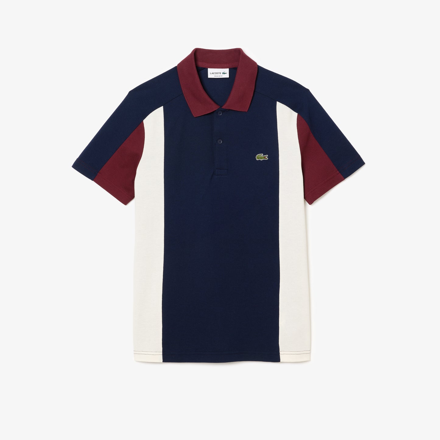 LACOSTE Opulent Azure Tailored Fit Short Sleeve Piqué Polo