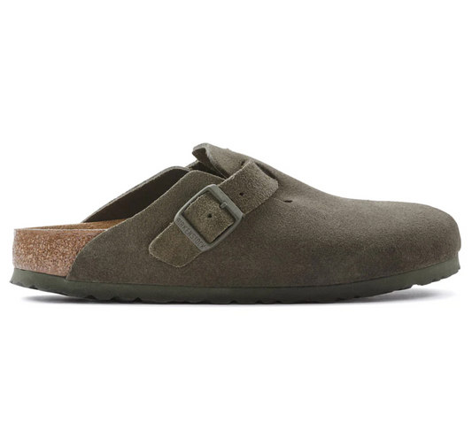 BIRKENSTOCK Seraphic Sage Luxe Suede Casual Clogs