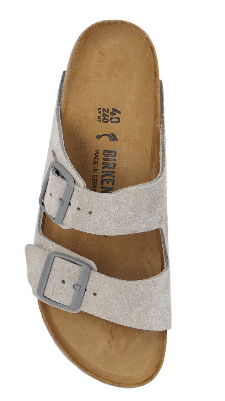 BIRKENSTOCK Untamed Sable Umber Casual Suede Sandals