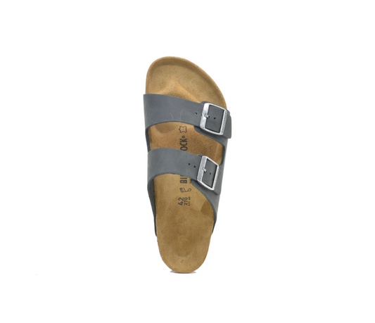 BIRKENSTOCK Midnight Slate Soft Footbed Sandals