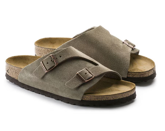 BIRKENSTOCK Enchanted Fern Classic Two-Strap Suede Sandals