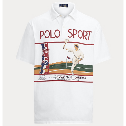 POLO SPORT Ethereal Pearl Limited Edition Graphic Polo Shirt