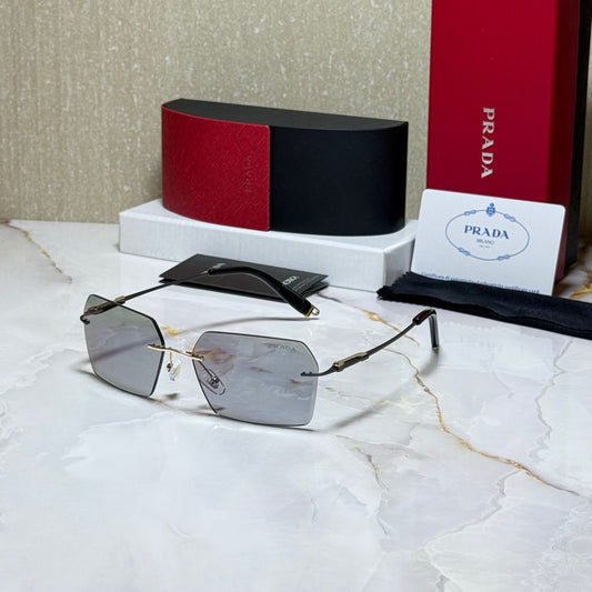 PRADA Celestial Ash Chic Square Sunglasses