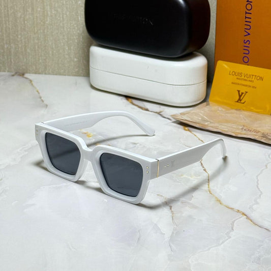 LOUIS VUITTON Iridescent Pearl Luxe Square Frame Sunglasses