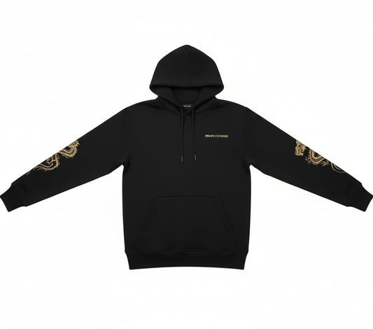 ARMANI EXCHANGE Starlit Onyx Luxe Fit Hoodie