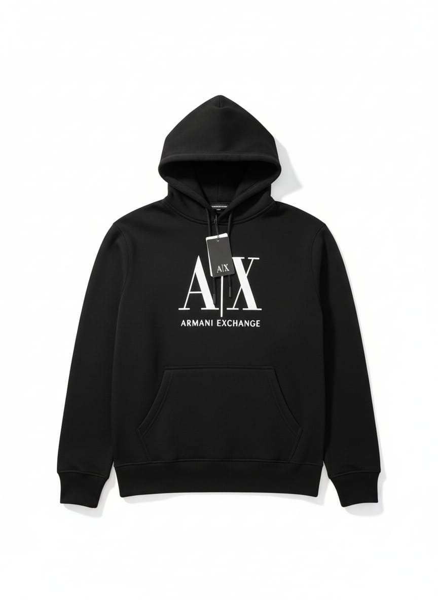 ARMANI EXCHANGE Enchanted Obsidian Classic Fit Hoodie