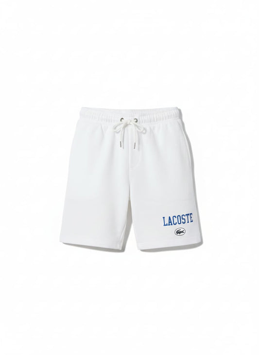 Lacoste Men's Classic Fit White Sweat Shorts