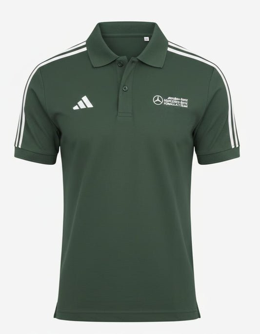 ADIDAS Enchanted Jade Tailored Fit Short Sleeve Piqué Polo Shirt