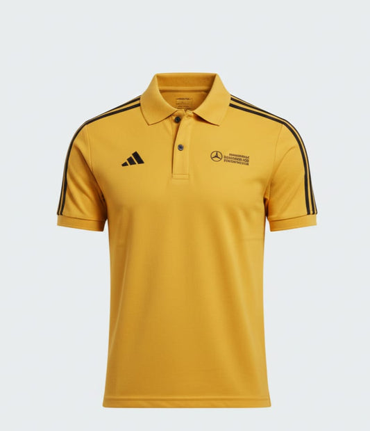 ADIDAS Radiant Amber Tailored Fit Piqué Polo Shirt