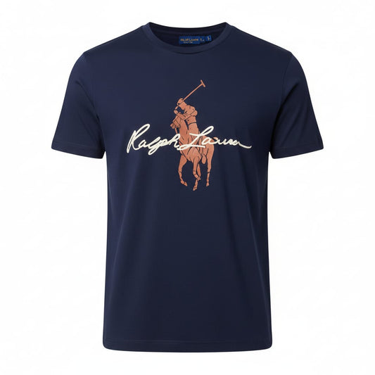 RALPH LAUREN Starlit Azure Tailored Fit Short Sleeve Graphic T-Shirt