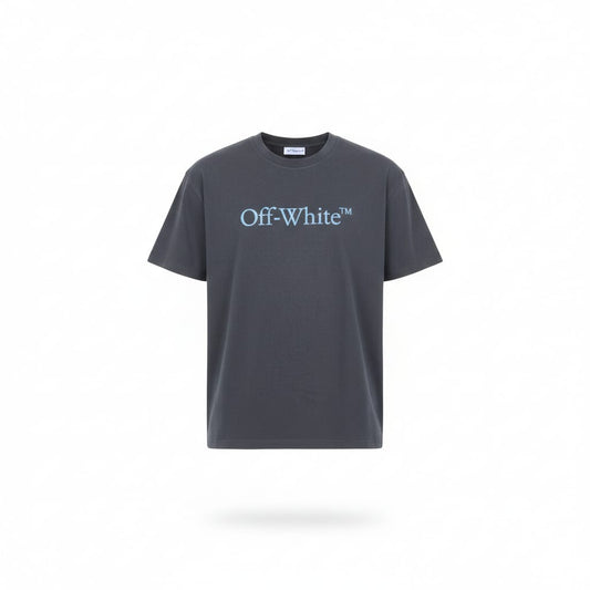OFF-WHITE™ Shadowed Slate Relaxed Fit Short Sleeve T-Shirt