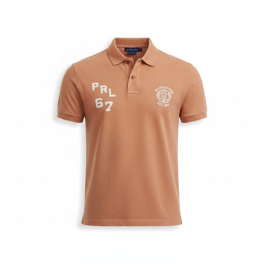 POLO RALPH LAUREN Sunlit Terracotta Tailored Fit Short Sleeve Piqué Polo Shirt