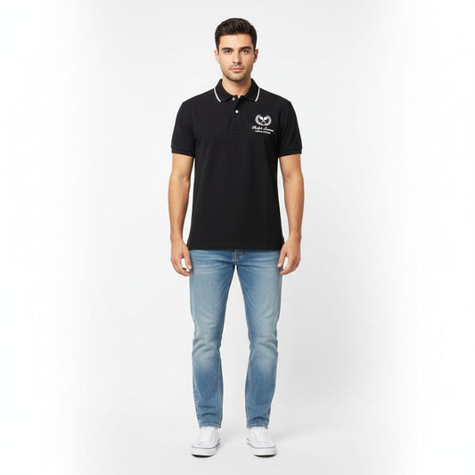 RALPH LAUREN Twilight Ash Classic Fit Short Sleeve Piqué Polo Shirt