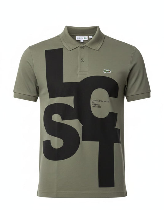 LACOSTE Mystic Fern Tailored Fit Piqué Polo Shirt