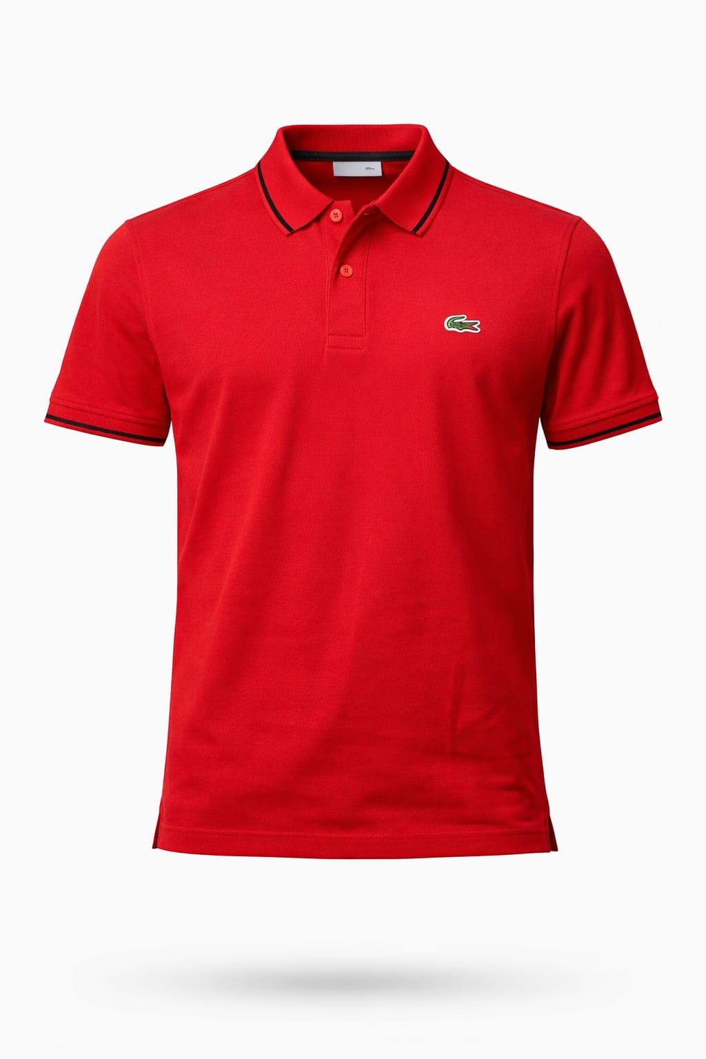 LACOSTE Radiant Crimson Classic Fit Short Sleeve Piqué Polo