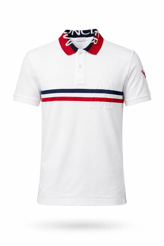 MONCLER Radiant Opal Tailored Fit Short Sleeve Piqué Polo Shirt