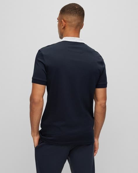 BOSS Celestial Onyx Luxe Fit Short Sleeve Polo Shirt