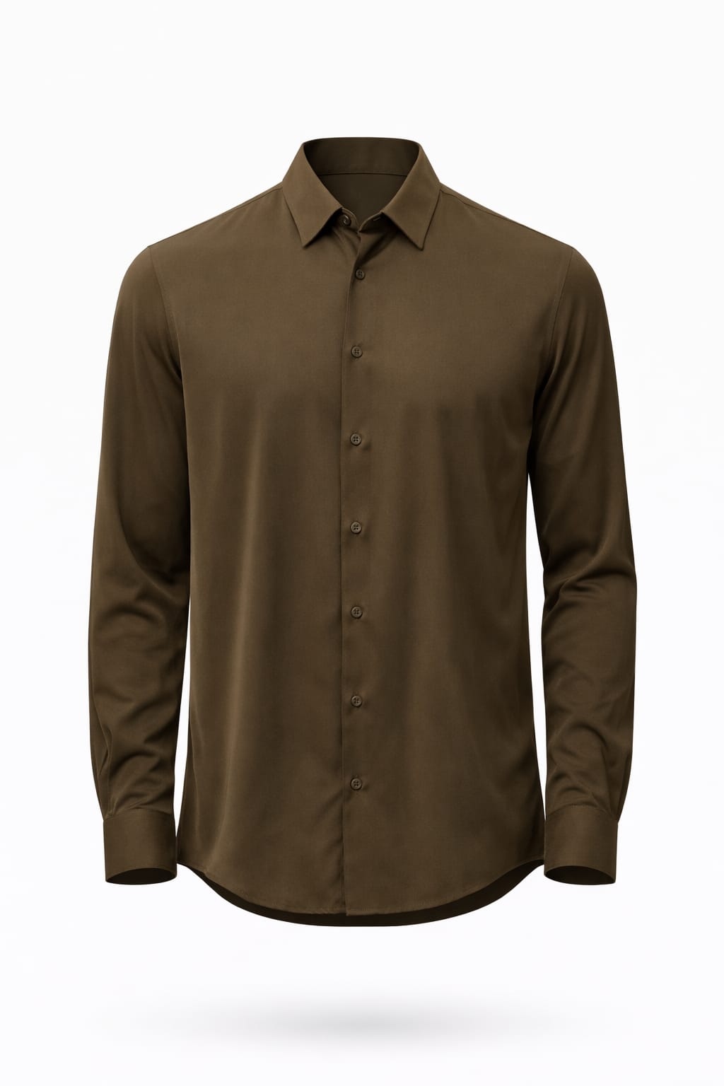EMPORIO ARMANI Enchanted Moss Luxe Fit Long Sleeve Shirt