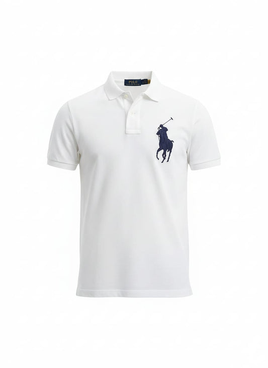 RALPH LAUREN Whisper Cream Classic Fit Cotton Piqué Polo Shirt