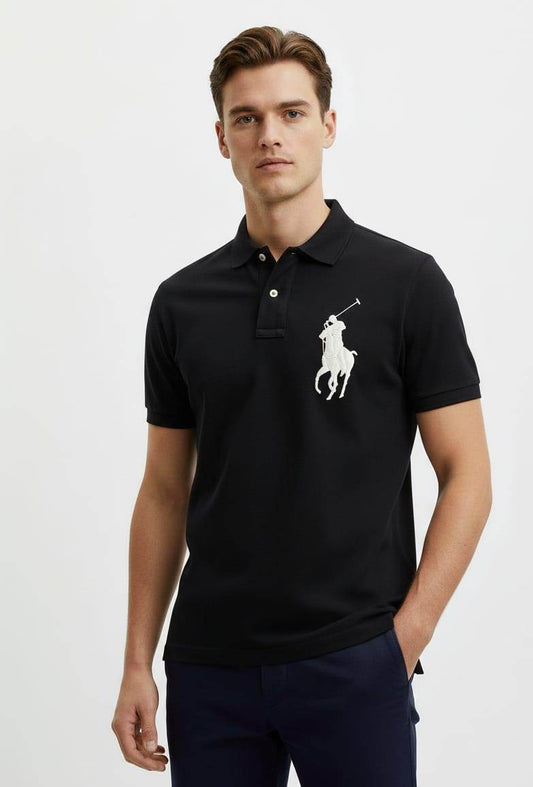 RALPH LAUREN Enchanted Nightfall Classic Fit Short Sleeve Piqué Polo Shirt