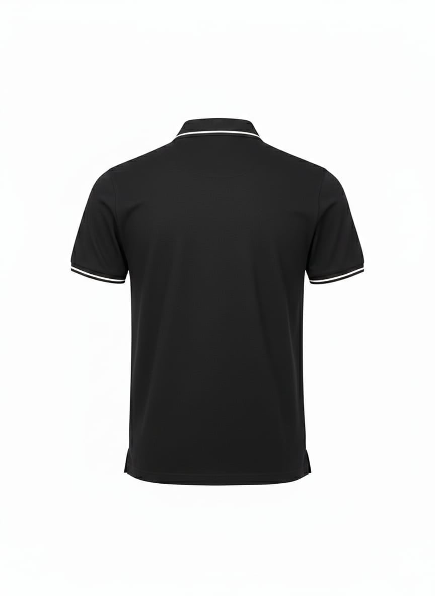 KARL LAGERFELD Obsidian Velvet Tailored Fit Short Sleeve Piqué Polo Shirt