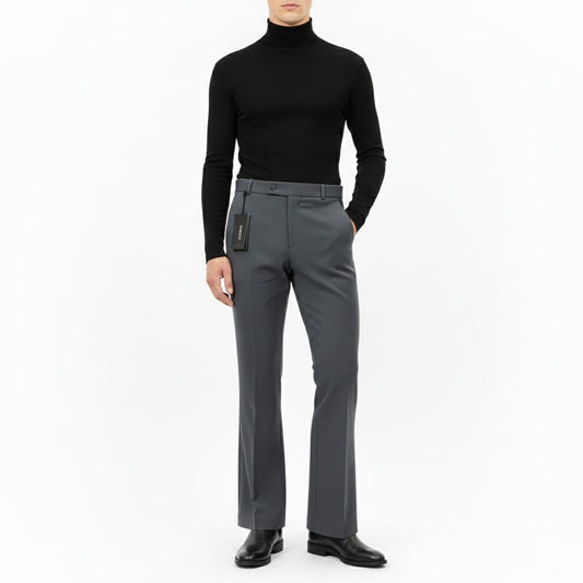 VERSACE Twilight Ash Luxe Fit Tailored Bootcut Trousers