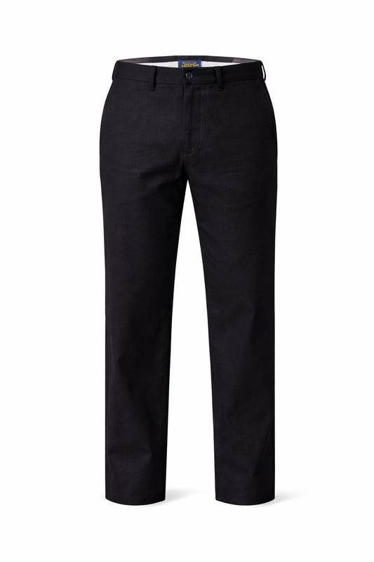 RALPH LAUREN Midnight Slate Tailored Fit Linen Trousers