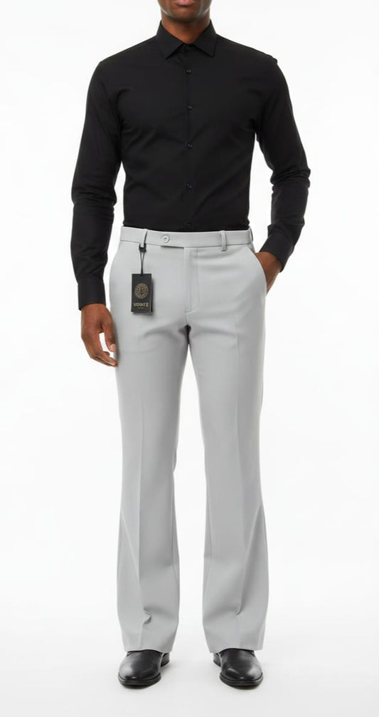 VERSACE Celestial Silver Tailored Fit Bootcut Trousers