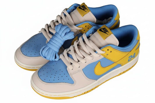 NIKE Celestial Aqua & Radiant Amber Dunk Low Retro Sneakers