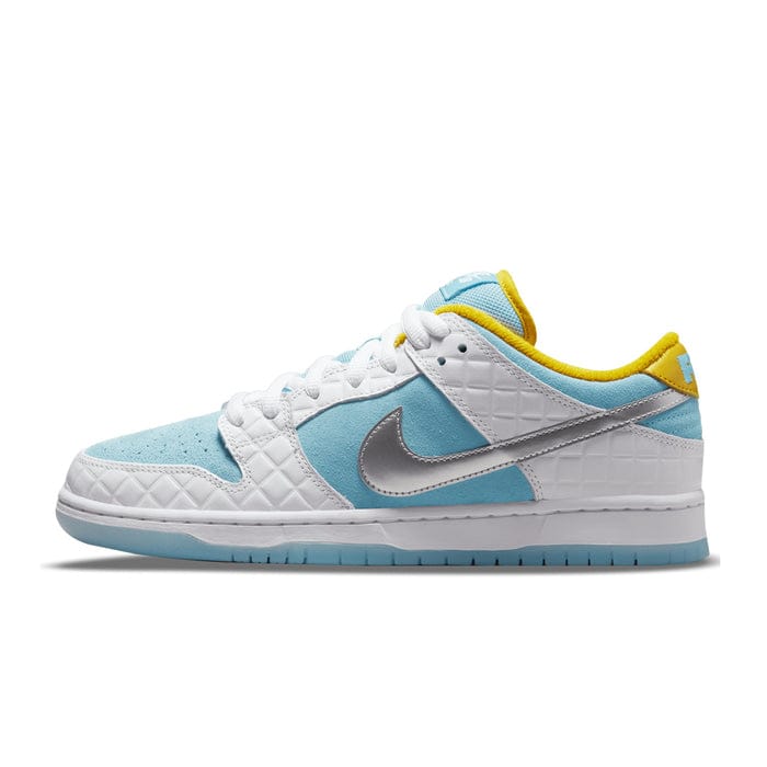 NIKE Celestial Teal Vintage Low Top Sneakers with Radiant Lemon Highlights