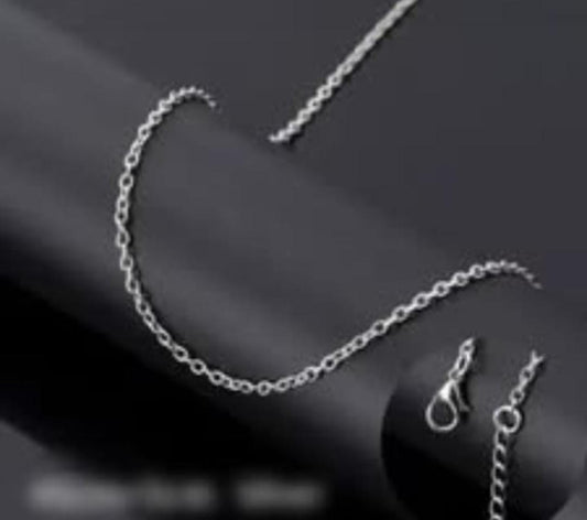 Elegant Essentials Silver Chain Necklace and Earring Set