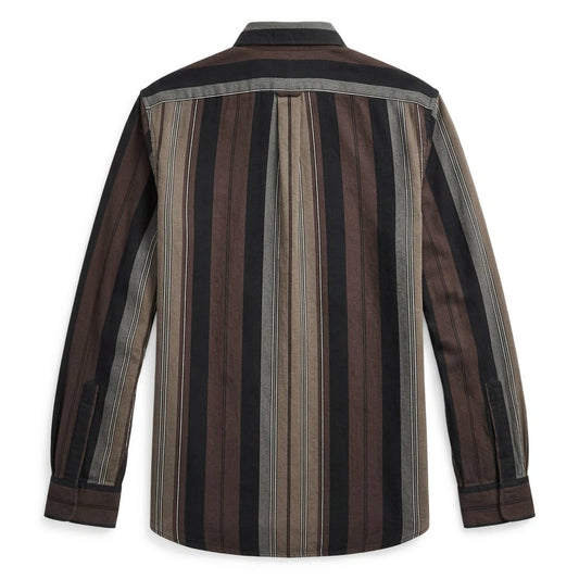 POLO RALPH LAUREN Rustic Chestnut Custom Fit Long Sleeve Button-Up Shirt