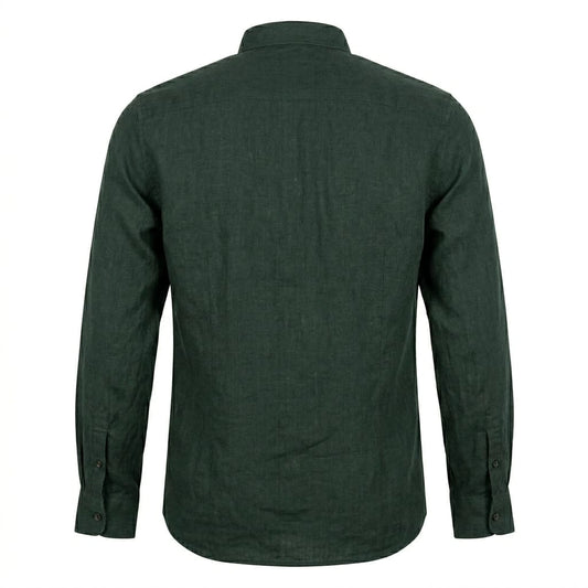 A|X ARMANI EXCHANGE Whimsical Juniper Smoke Tailored Fit Long Sleeve Shirt