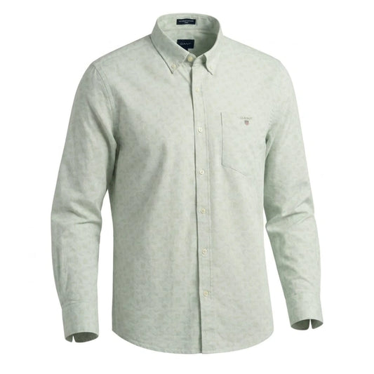 GANT Tranquil Seafoam Slim Fit Long Sleeve Oxford Shirt