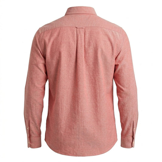 U.S. POLO ASSN. Whimsical Coral Tailored Fit Long Sleeve Shirt