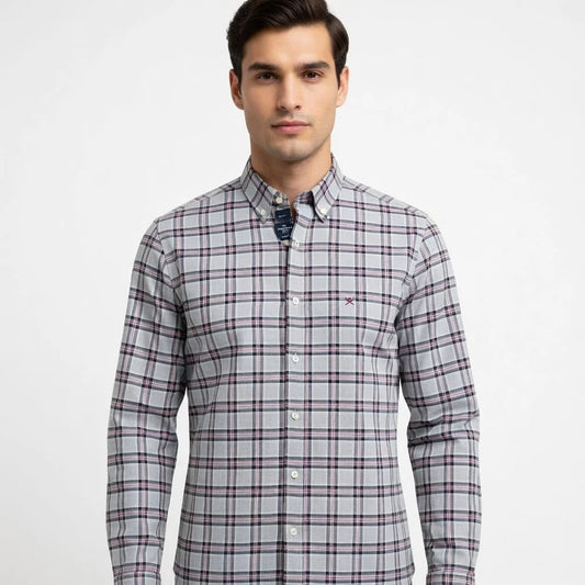 Hackett Classic Fit Plaid Button-Up Shirt