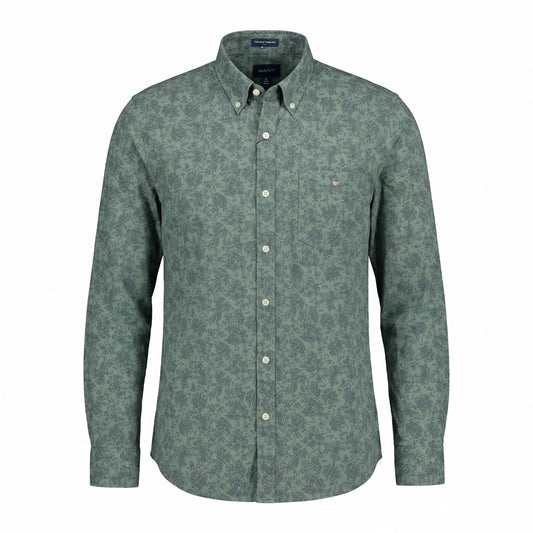 GANT Mystic Sage Slim Fit Long Sleeve Oxford Shirt