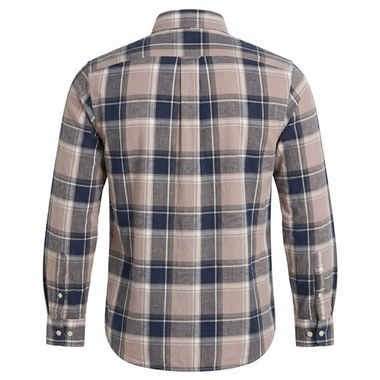 POLO RALPH LAUREN Serene Blush Tailored Fit Long Sleeve Gingham Shirt