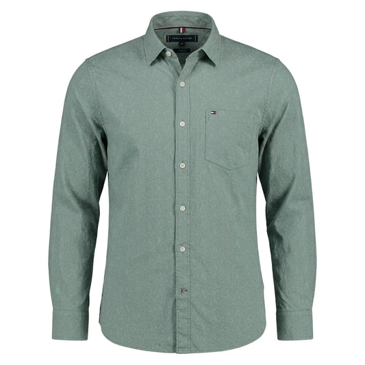 Tommy Hilfiger Men's Patterned Long Sleeve Shirt