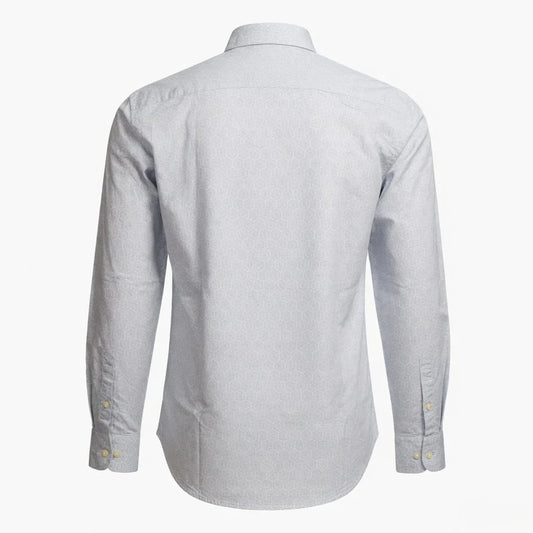 GANT Classic Fit Button-Down Shirt in Light Grey