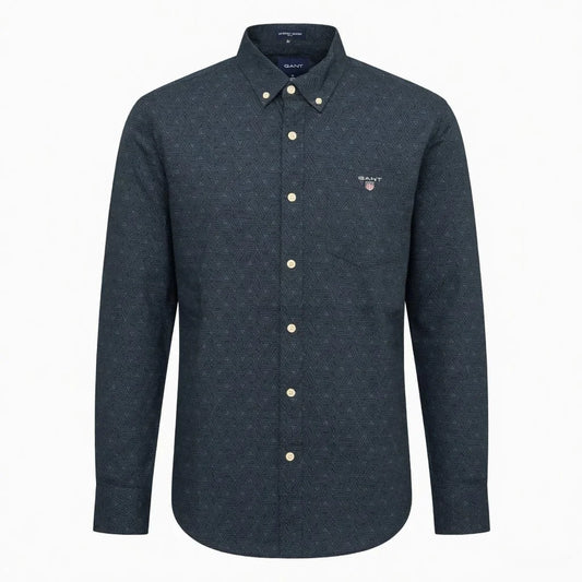 GANT Men's Patterned Button-Up Shirt