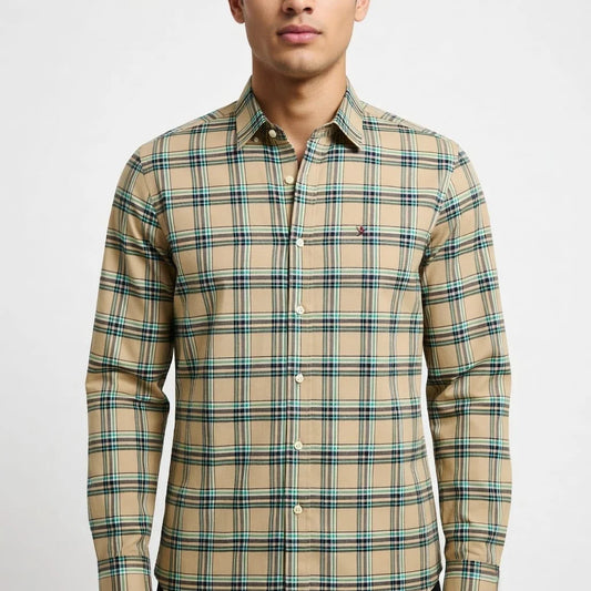 Hackett Classic Plaid Button-Up Shirt