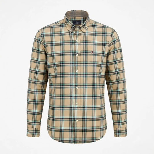 Hackett Classic Plaid Button-Up Shirt