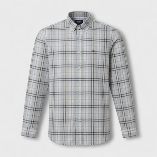 Hackett Classic Plaid Button-Up Shirt