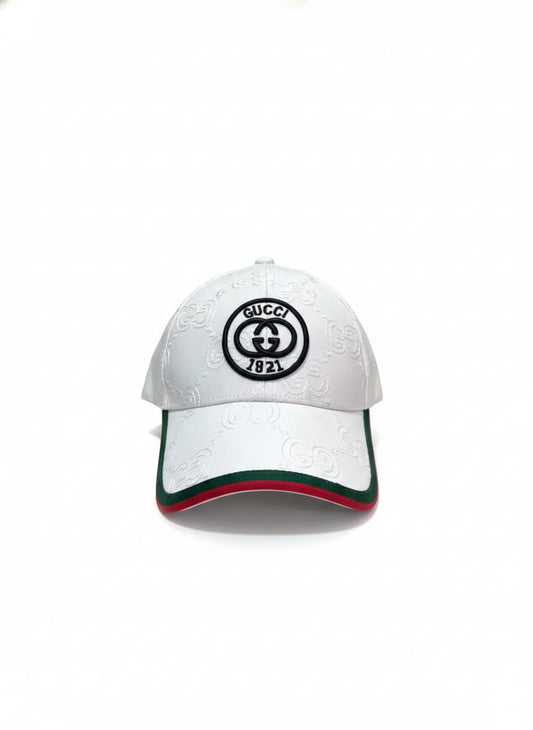 GUCCI Radiant Pearl Signature Logo Cap 1921